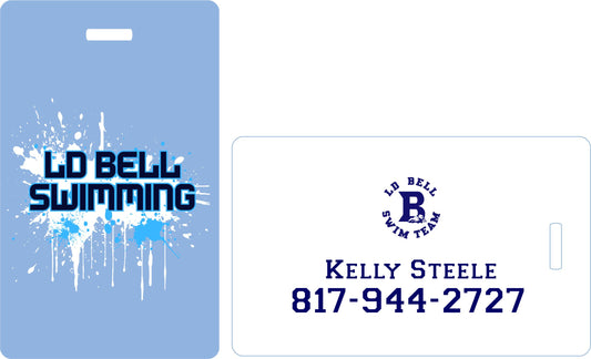 LD Bell Swimming Bag Tag