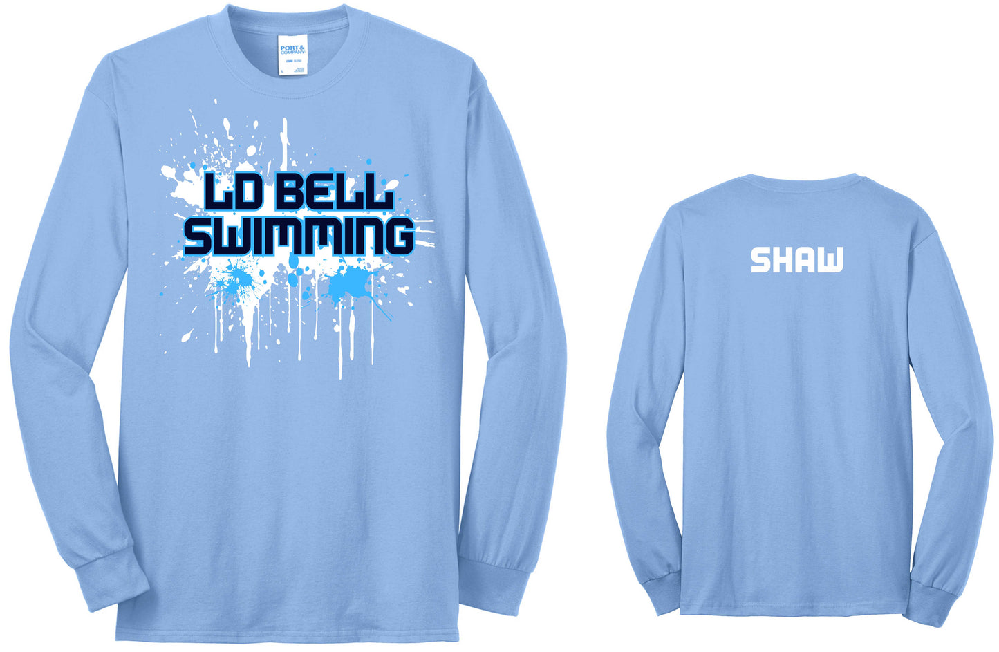 LD Bell Swimming Long Sleeve T-Shirt