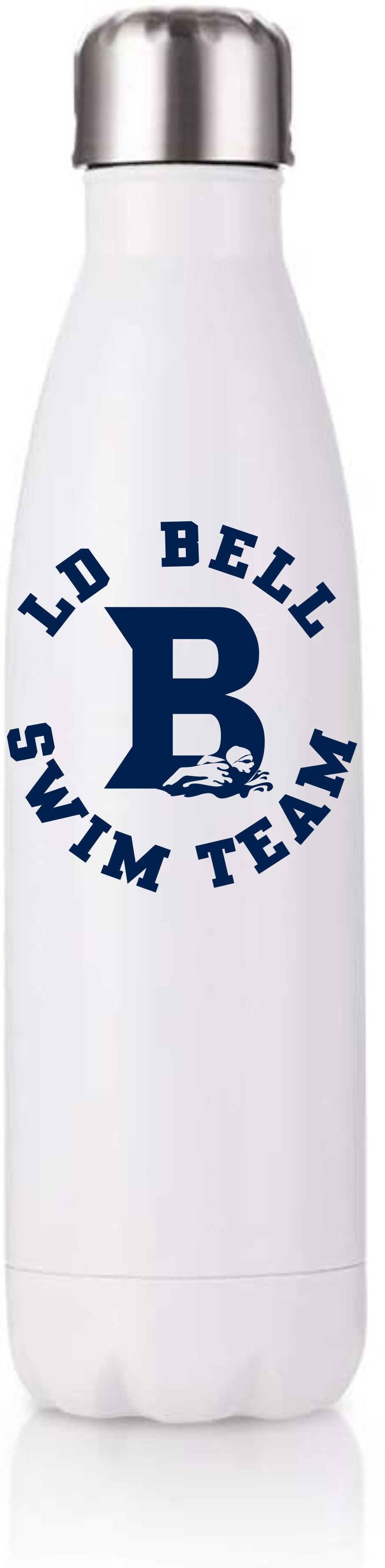 LD Bell Swim Team Stainless Steel 17 oz Water Bottle
