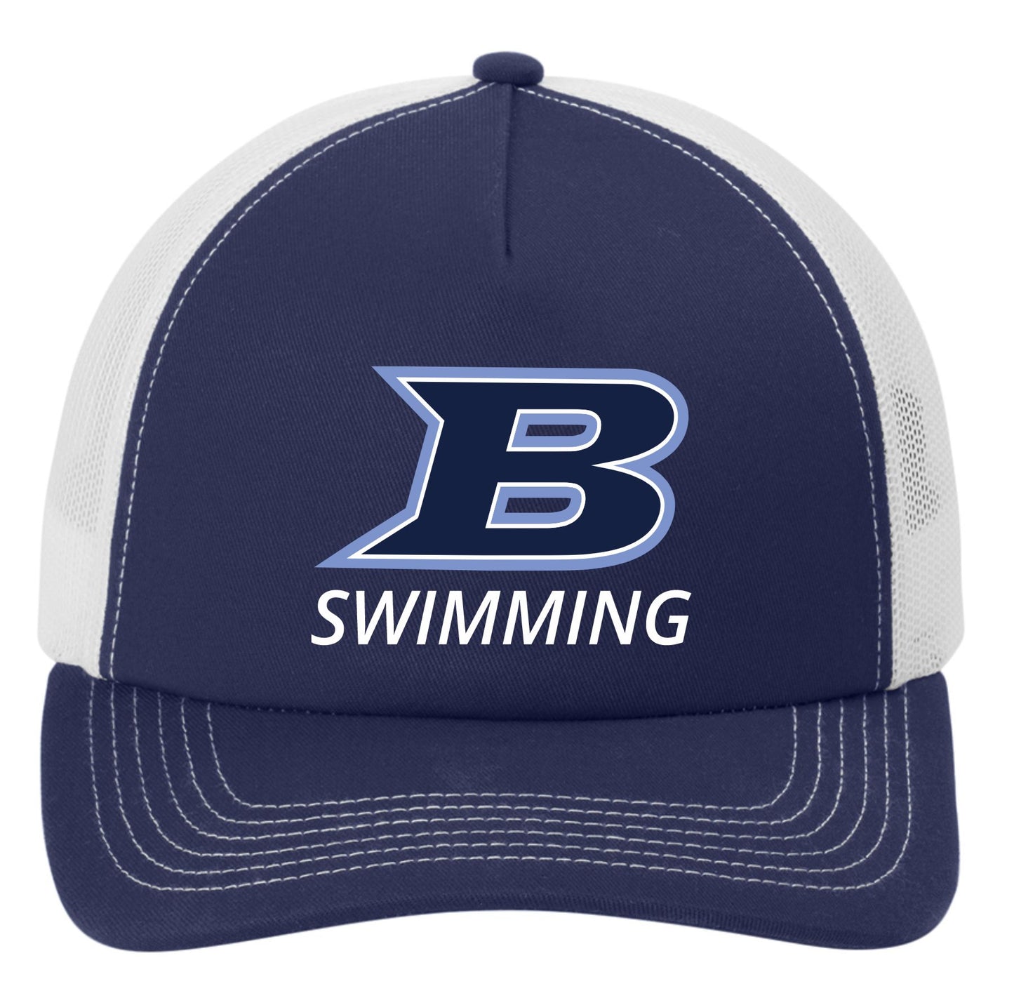 LD Bell "B" Swimming Trucker Hat