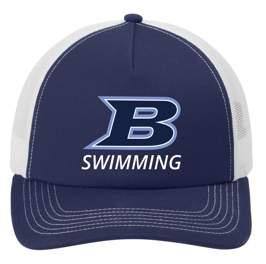 LD Bell "B" Swimming Trucker Hat