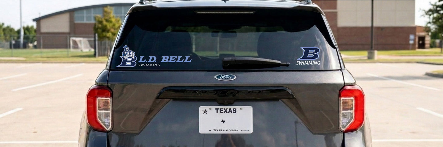 LD Bell Swimming Decals