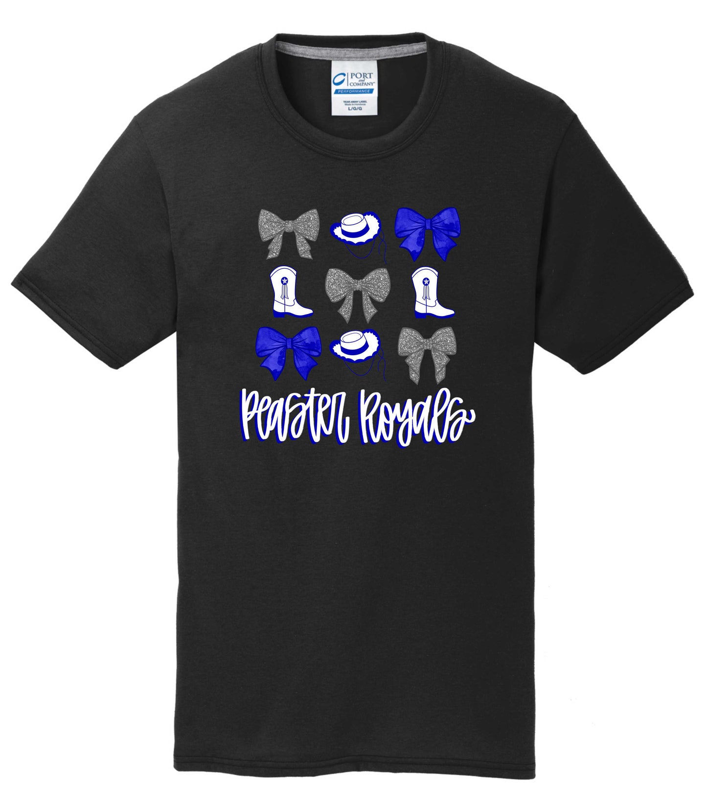 "Peaster Royals" Hats, Boots & Bows T-Shirt