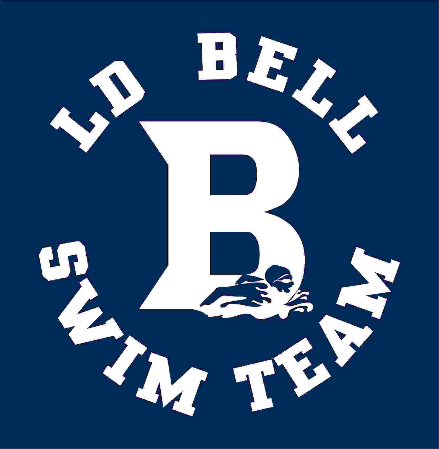 LD Bell Swim Team Car Decal